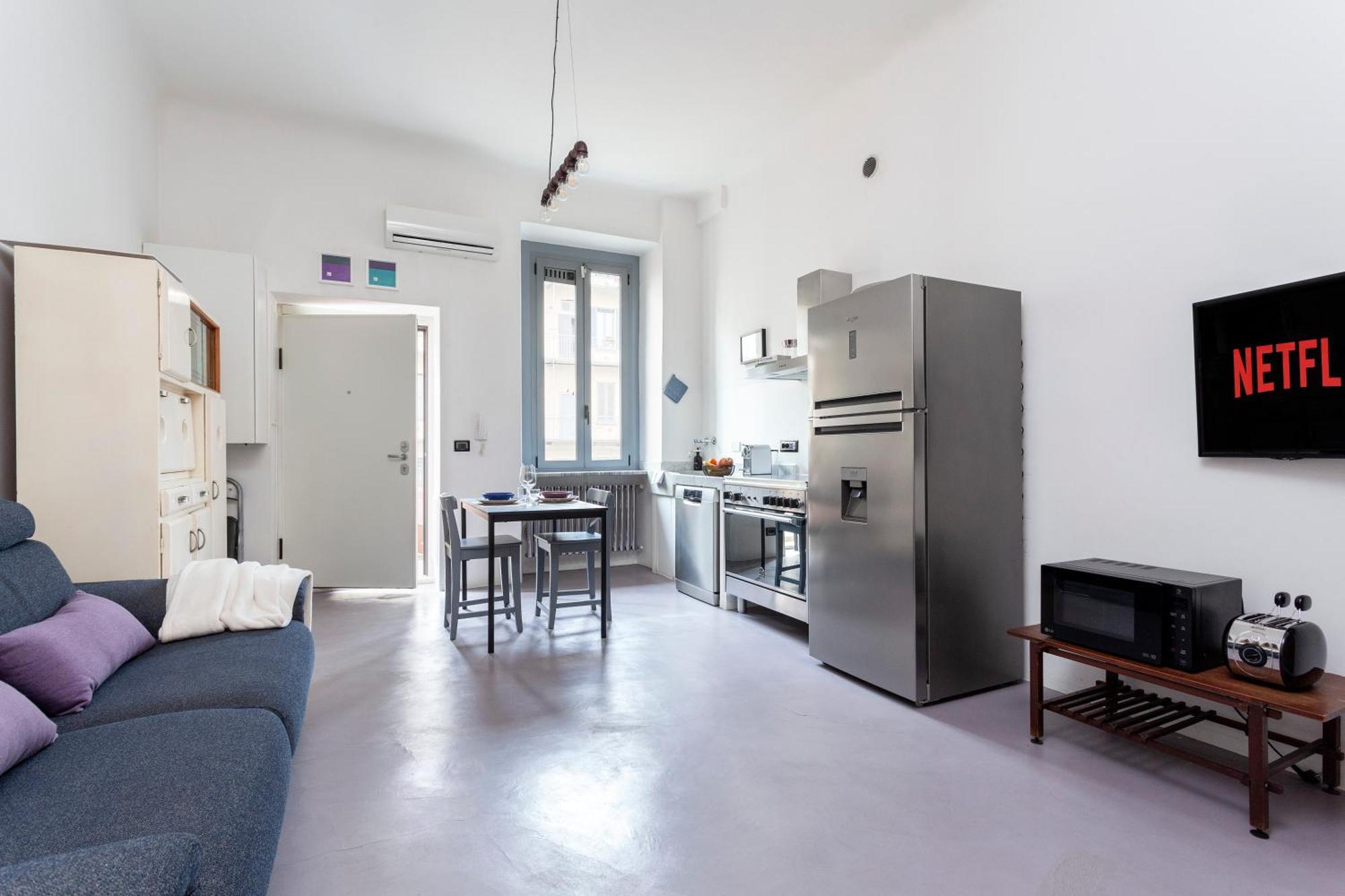 Stylish Industrial Flat Apartment Milan Exterior photo