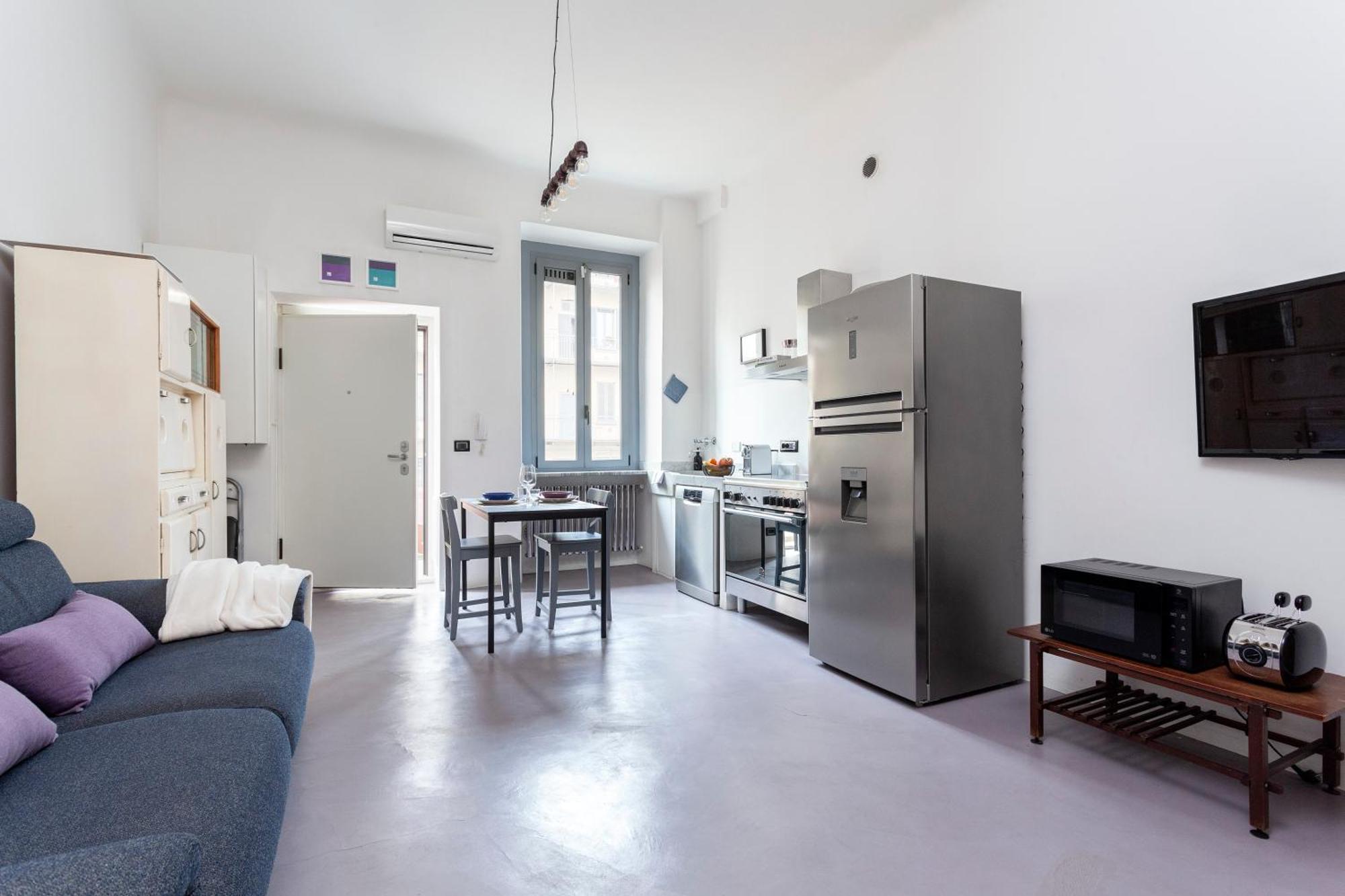 Stylish Industrial Flat Apartment Milan Exterior photo